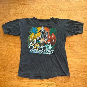 RARE Vintage Beach Boys 1978 Tour Small Ringer arms Tee Shirt - Brother Records